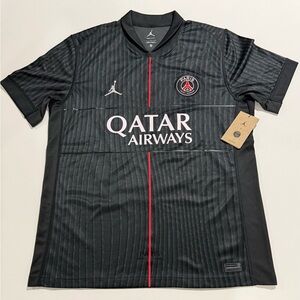 PSG Jordan Fourth Stadium Shirt 2025-26 - with O.Dembélé 10 printing size L.